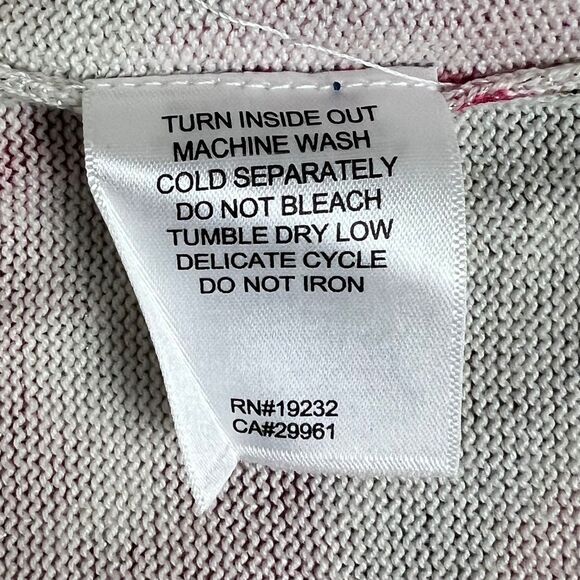 Alfred Dunner Women Floral Sequin Cardigan Sweater XL Multicolo Metallic Sparkle - Picture 8 of 11